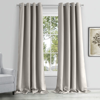 Blackout Curtains Single Panel Bedrooms Living Room 54x84 Machine Washable Ideal Curtains