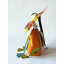 Statue de chat gonflable suspendue jaune