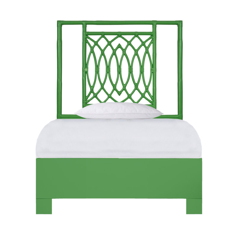 Haskins Platform Bed, Twin XL, Green