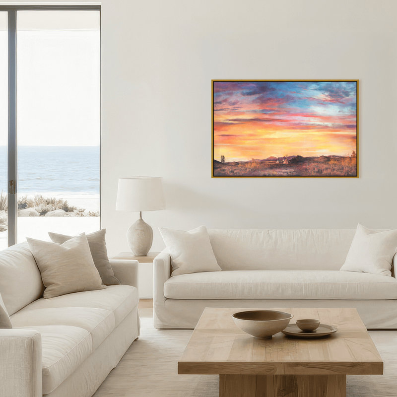 «Nature Inspired Ephemera» par Stefanie Bales - Œuvre d'art encadrée, Framed Canvas, Black, H 24 po x l 36 po x P 2,375 po