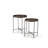 Addisyn Solid Wood Tray Top Nesting Tables