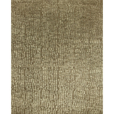 Hand-Knotted Gold/Cream Area Rug