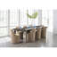 Barrel Roll Upholstered Dining Chair
