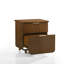 Ensemble de chambre à coucher 3 pièces en bois massif cannelé de style moderne du milieu du siècle Doland-1692089460