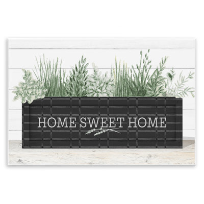 Art de plaque murale Sweet Home Garden par Janice Gaynor