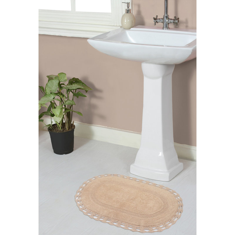 Tapis de bain doux, l 17 po x L 24 po, Lin