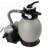 XtremepowerUS 13" Sand Filter Pump with Multi-Port Valve for Above-Ground Pools