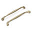 Poignée à poignée Twist Collection - Poignée d'armoire de 8 à 13/16 po nickel nickel doré insaisissable - Quincaillerie transitionnelle pour tiroirs et armoires-21357170-116642472