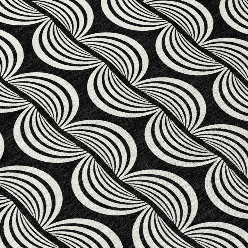 Machine Washable Indoor/Outdoor Chayden ACN1055 Rug, Rectangle 1'8" x 2'6"