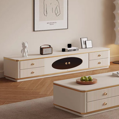 Modern cream-style TV cabinet