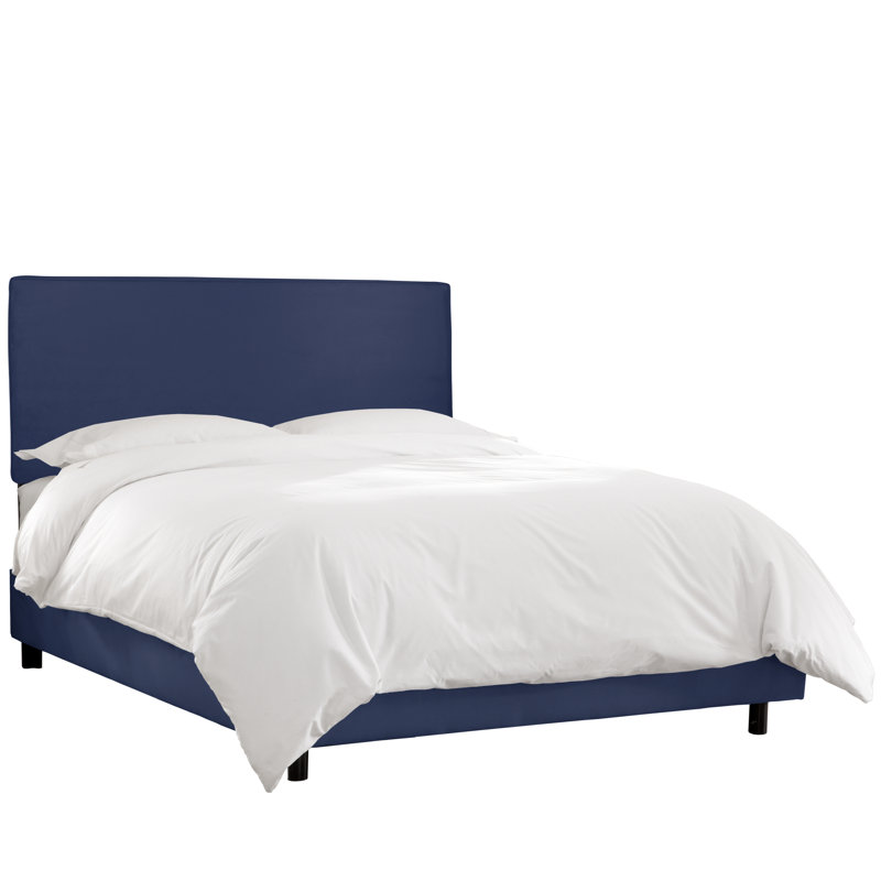 Catie Upholstered Bed, Twin, Classic Talc Linen