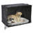 MidWest Homes for Pets iCrate Dog Crate Starter Kit / Includes Dog Crate, Bed, 2 Bowls, Crate Cover-1435194348