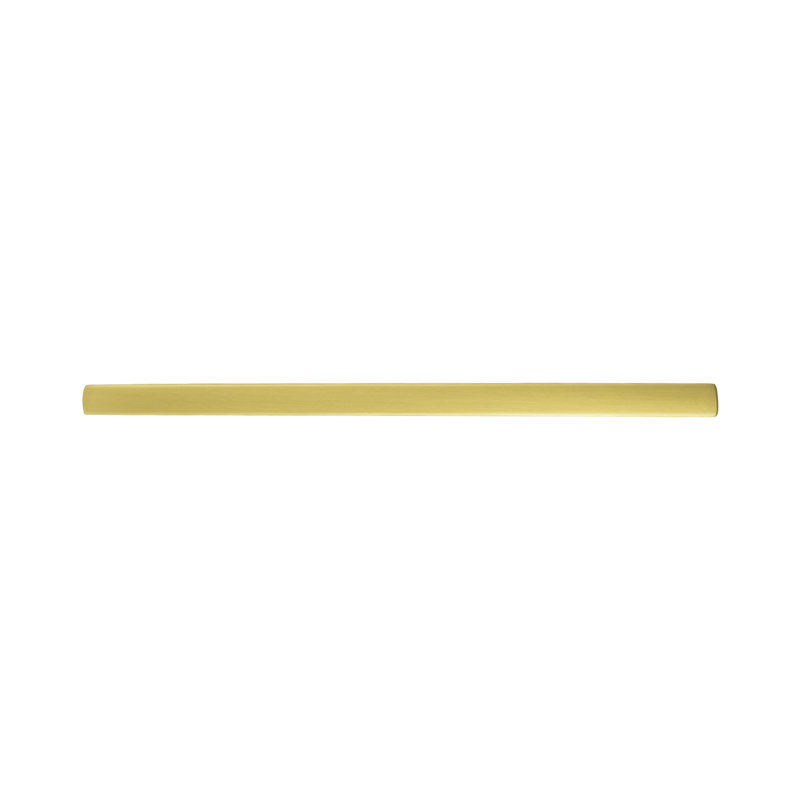 Coventry Center Appliance Pull, Brushed Golden Brass, 8 13/16", 0.5"