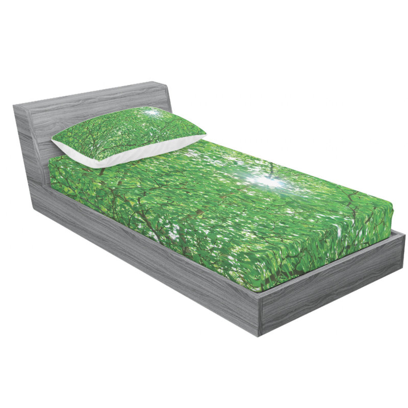 Microfiber Sheet Set, Twin Sheet Set with Fitted Sheet