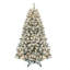  Arbre de Noël enneigé avec télécommande, 11 modes d'éclairage et base pliable-436309353
