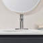 Robinet de salle de bain à poignée simple avec plate-forme pour 1 ou 3 trous, robinet de meuble-lavabo avec deux tuyaux de 9/16 po-118546135
