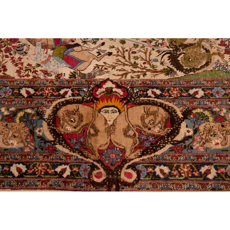 One-of-a-Kind 9'5" X 12'3" Hand Knotted Area Rug