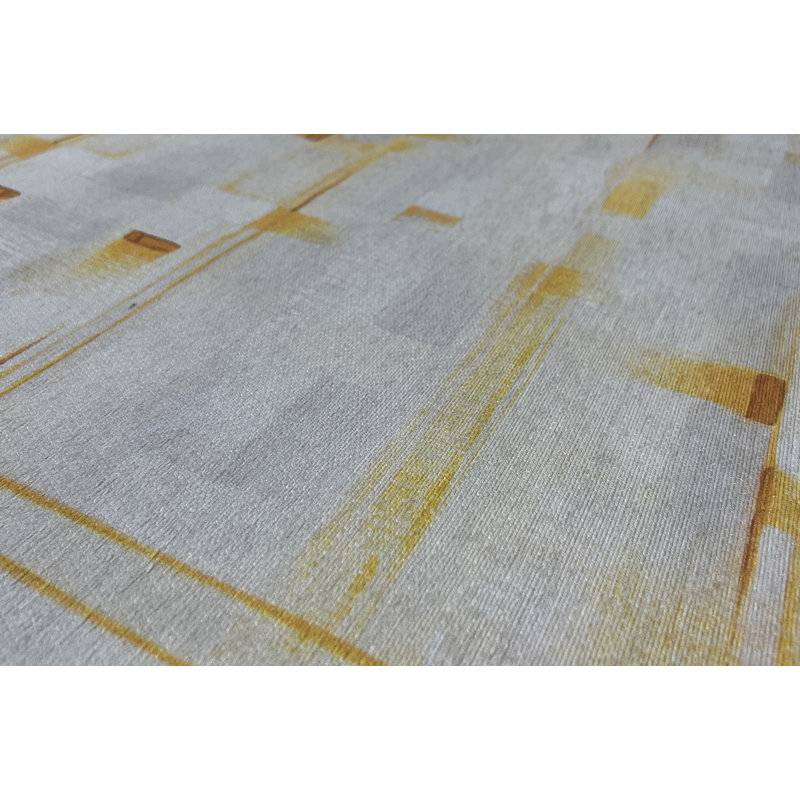 Kunala Washable Abstract Indoor Rug, Rectangle 5' x 7'