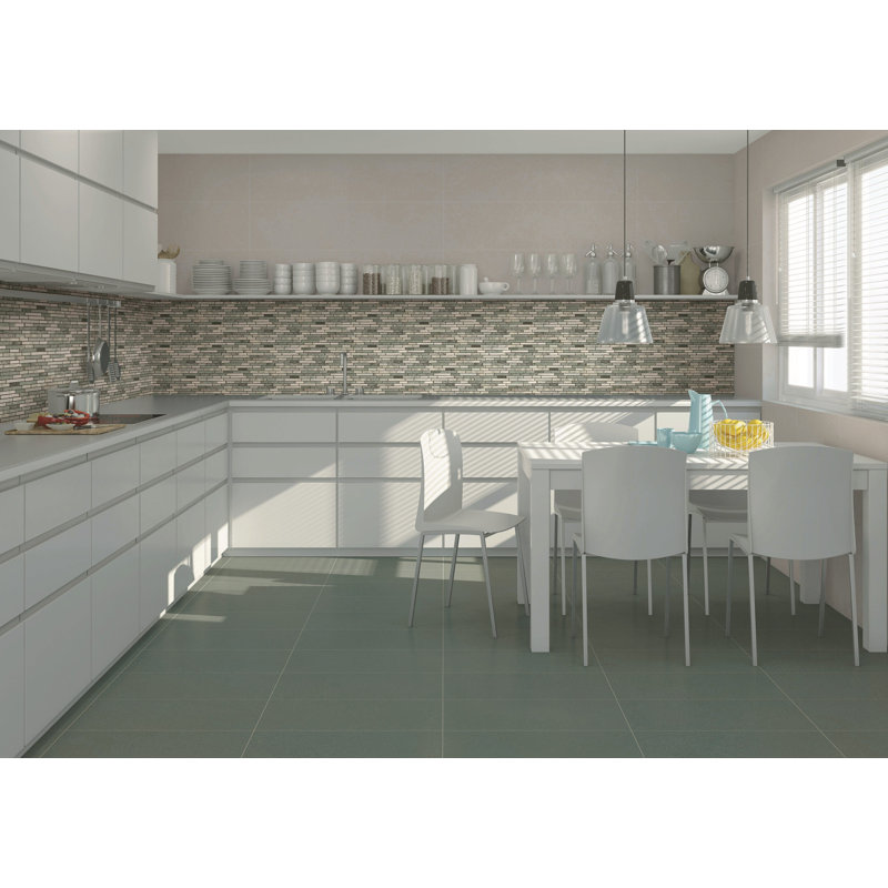 Tibet Marble Linear Mosaic Wall & Floor Tile, Ming Green