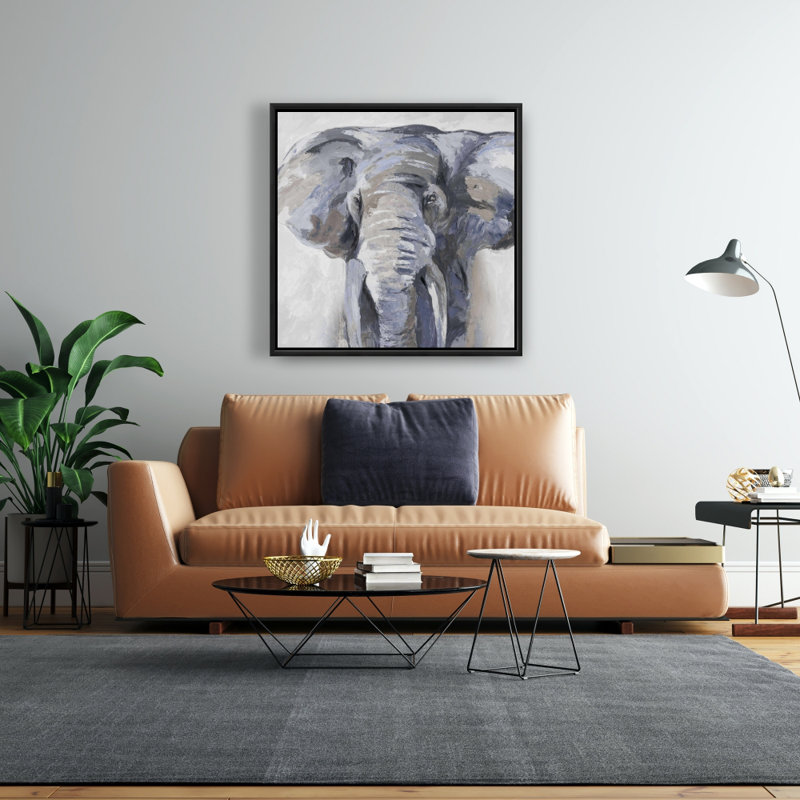 " Pastel Blue Elephant "