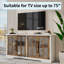 63" Farmhouse TV stand with Glass Doors-1024567719