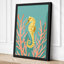Seahorses in Coral Coastal - Wrapped Canvas-752312626-752312637