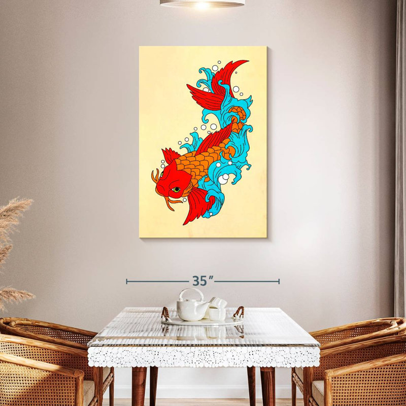Brampt Koi Fish II, 45" H x 30" W