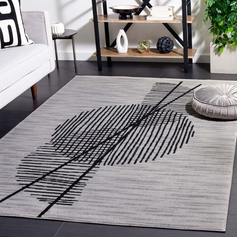 Odyssey Performance Abstract Rug, Rectangle 5'3" x 7'6"