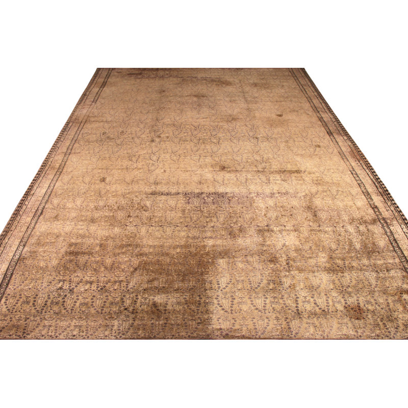One-of-a-Kind Rectangle 11'4" X 17'2" Hand Knotted Area Rug