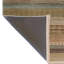 Tapis décoratif à rayures multicolores brun et beige-110017511
