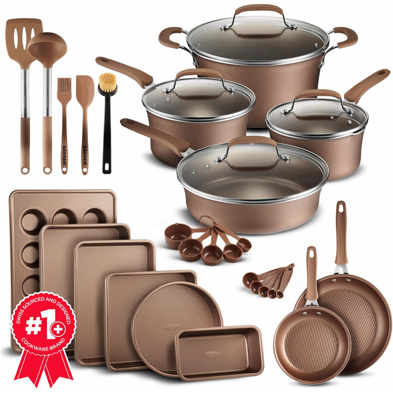 23 - Piece Aluminum Cookware Set