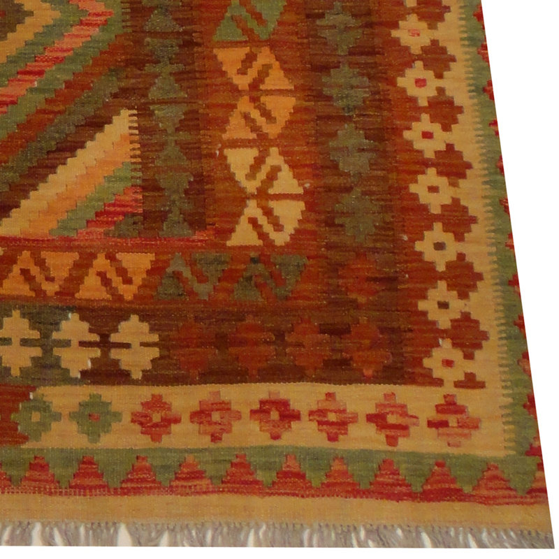 Tapis rouille tissé à la main Azpeitia