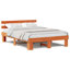 Vidaxl Bed Frame With Headboard Solid Pine Wood-113971058-113971069