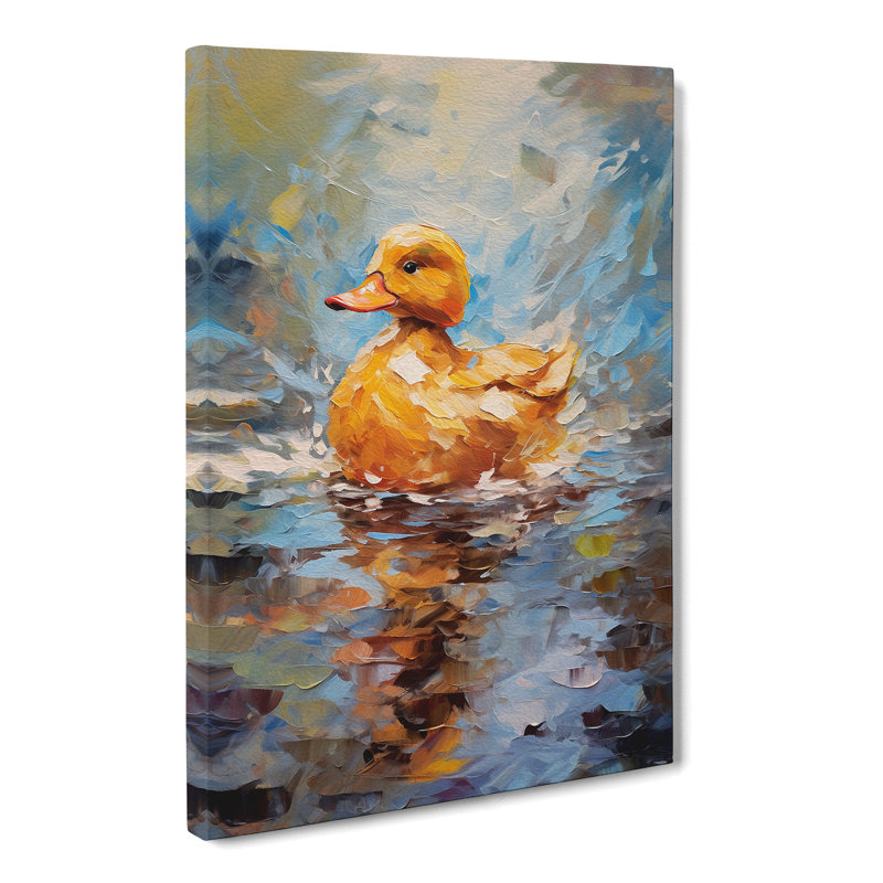 Duck Impressionism No.3 - Print, 76cm H x 50cm W x 3cm D