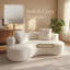 Canapé 79,5 po Modern Cloud Curved-1081696633