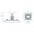 Mount-It Projector Ceiling Mount for Epson, Optoma, ViewSonic LCD / DLP Projectors w/ Adjustability
