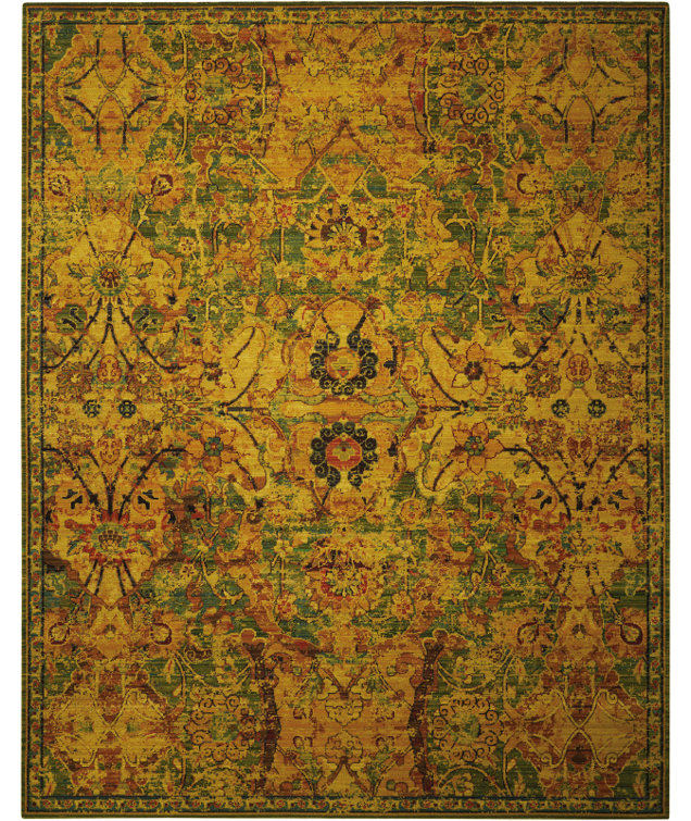 Tapis oriental vert Gaspard