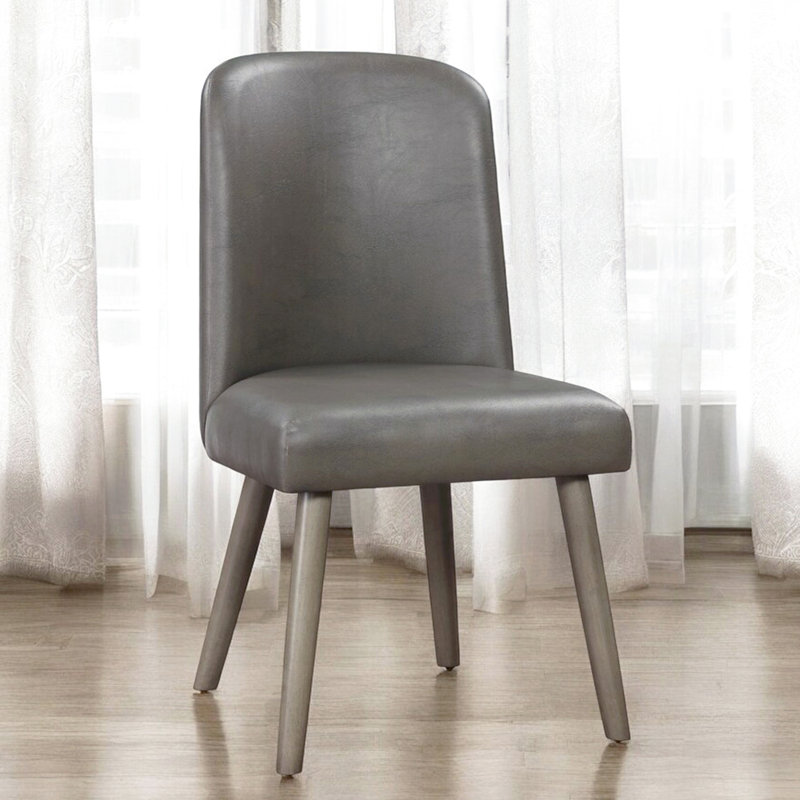Chaises d'appoint en tissu d'ameublement Grey Grey