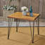 Table d'extérieur - Bois massif avec lambris élégant, plateau 32,5 po