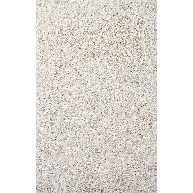 Tapis à poil long contemporain tissé à la main Zannis, Rectangle 7 pi 9 po x 10 pi 6 po