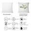 Coussin Eucalyptus Leaves On White II - Traditional-222711169