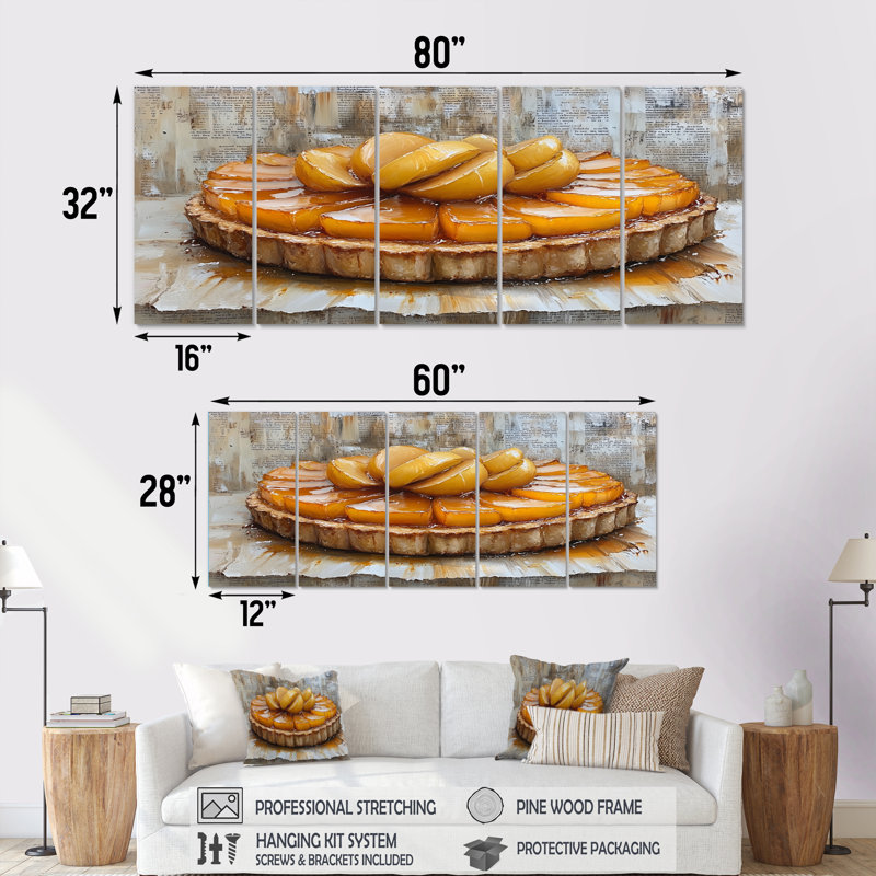 Ensemble de salon Brown Tarte Tatin, H 32 po x l 80 po