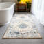 Ensemble de tapis de cuisine antidérapant Boho, 3 pièces (jaune)