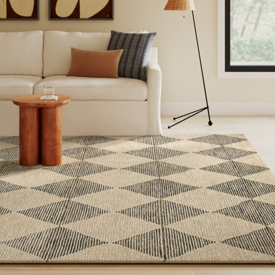 Chris Loves Julia x Loloi Francis Beige Charcoal Rug