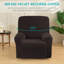 Housse pour fauteuil inclinable à coussins carrés/rectangulaires-1367264843