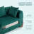 85.5" 3-Seater Upholstered Sofa with Solid Wood Legs, Chenille or Coral Fleece Upholstery With Pillows For Living Room, Apartment-448280357