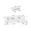 Ensemble de canapé modulaire 3 pièces Modern Canapé LAF Canapé RAF-1535704690