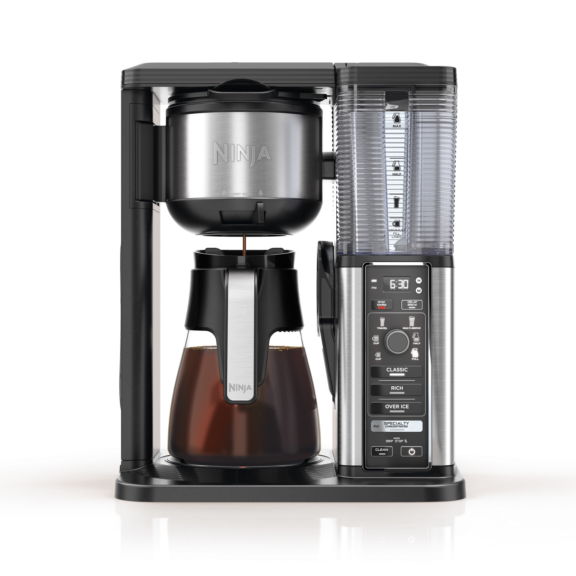 Ninja® Specialty Coffee Maker, Hot & Iced Coffee, 6 Brew Styles,10-Cup Carafe, Fold-Away Frother, Permanent Filter, Removable Reservoir, Black & Reviews | Wayfair