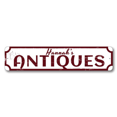 Plaque en aluminium Antiques