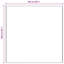Square Solid Colour Machine Braided Area Rug-1268044532
